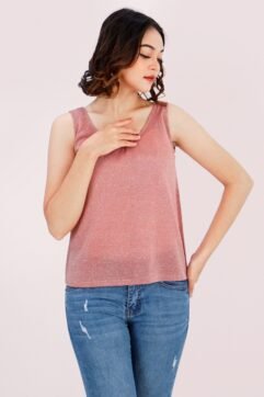 Irish Glitter Sleeveless Top 126P