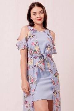 Rochella Frill Floral Dress 81605