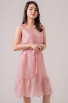 Valencia Sleeveless Tie Front Dress 82366