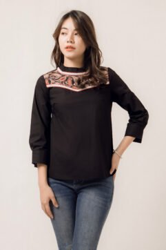 Nachel Embroidery Top 9055