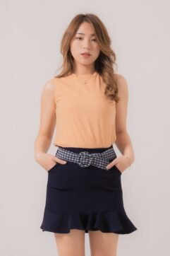 Jauri Belted Mini Skirt 81715