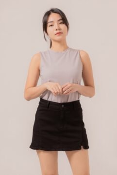 Acelin Front Slit Skort 5143