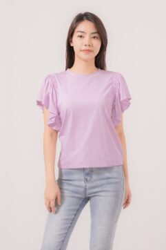 Amarly Pearl Flare Sleeves Top 85575