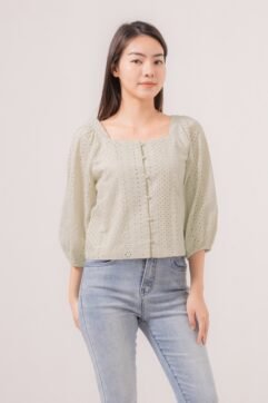 Ristia Anglaise Long Sleeves Top 886920