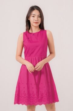 Kaili Anglaise Sleeveless Dress 522213