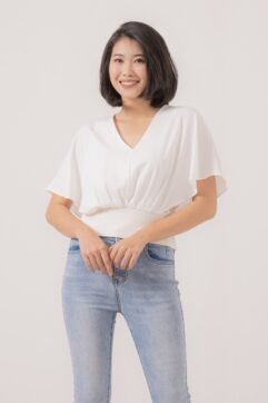 Brilynn Flutter Sleeves Top 81280-1