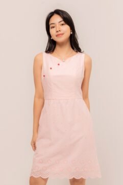 Zhishu Anglaise Sleeveless Dress 85660