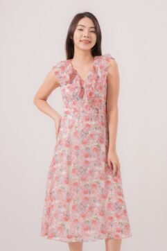 Clea Flower Frill Dress 85518