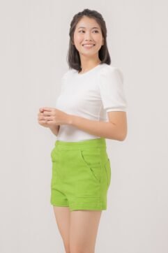 Wizla Double Button A-Line Short 85602