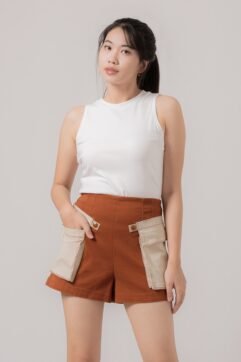 Parven Two Tone Pocket Short 85554