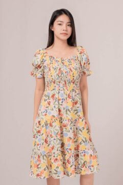 Senna Floral Flowy Midaxi Dress 522243