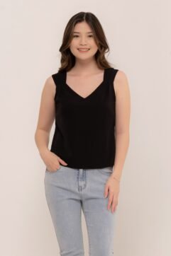 Grizz Pleated Wide Strap Top 85540