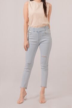 Mikha Ripped Highwaist Pants 5157