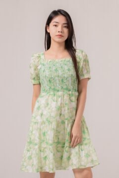 Fiana Flower A-Line Dress 85542