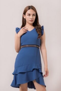 Maribelle Frills Midi Dress 591346