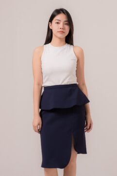 Marshella Overlay Tulip Midi Skirt 170387-1