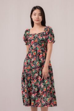 Chilla Flower Flowy Midaxi Dress 85580
