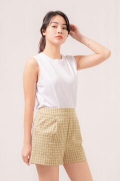 Yeri A-Line Gingham Shorts 82420