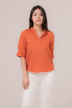 Arumi Stand Collar Top 7015-1