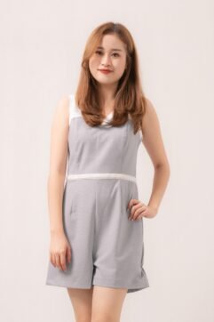 Givella V-Neckline Sleeveless Romper 5181055-1