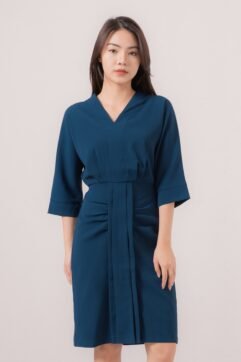 Fyna Pleated Mini Dress 886870