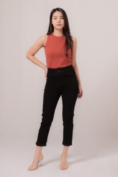 Gritte Ripped Highwaist Pants 5166-1