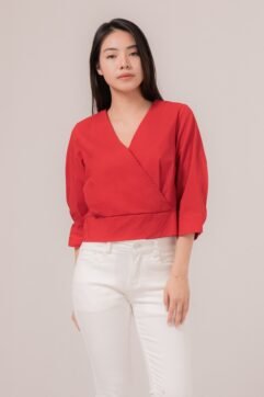 Kaiya Long Sleeves Crop Top 66003