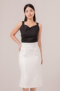 Olenka Double Button Midi Skirt 524771-1