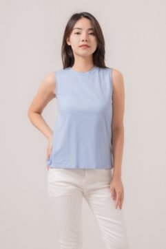Cheryl Crew Neck Basic Top 82342-2