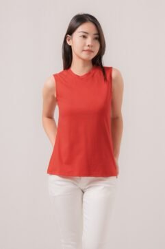 Cheryl Crew Neck Basic Top 82342