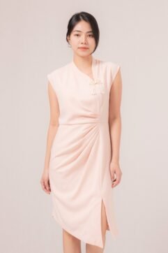 Jiefan Pleated Asymmetrical Dress 85817