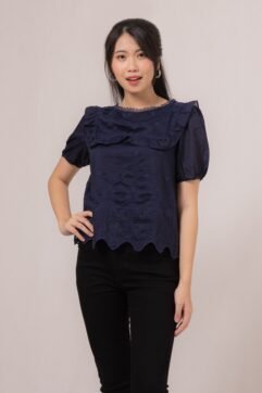 Tivva Anglaise Ruffle Top 85893