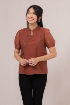 Beihe Flower Embroidery Top 85900