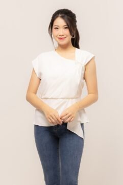 Vanesha Asymmetrical Frill Top 85879