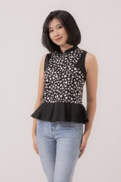 Fella Love Dots Sleveless Top FK69030