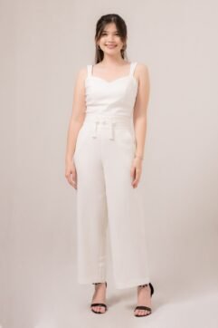 Jiao Mandarin Button Cullottes Pants 521717