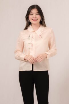 Xianlun Embroidery Long Sleeves Top 85932