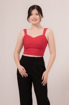 Glarcia Sweetheart Neckline Top 532-1