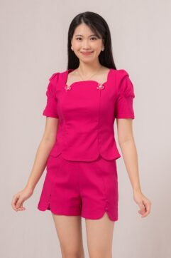 Maude Rhinestones Scallop Set 85804-85805