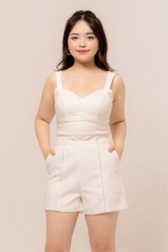 Nayline Rhinestones A-Line Shorts 85788