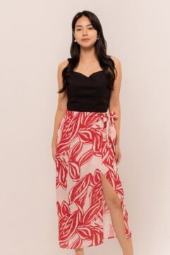 Leyna Floral Ribbon Skirt 7245