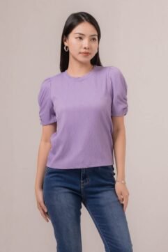 Lavla Crinkle Puff Sleeves Top 85858
