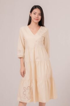 Dewlany Anglaise Maxi Dress 5110-1