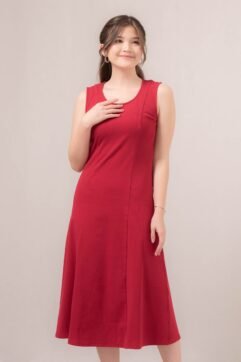 Flynne A-Line Midaxi Dress 7043