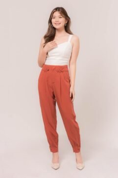 Maisie Button Belted Pants 85615