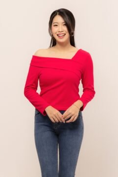 Mecca Asymmetrical Off Shoulder Top 5225075-1