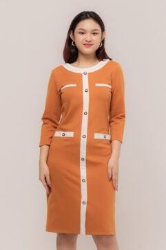 Neave Two-Tone Sheath Dress 85646