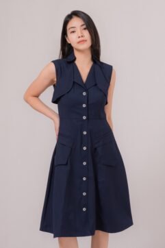 Odlyn Pocket Sleveless Dress 85752