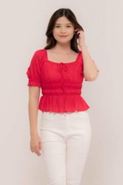Fiona Puff Sleeves Top 85820