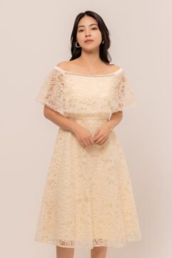 Evelisha Off Shoulder Lace Dress 85754